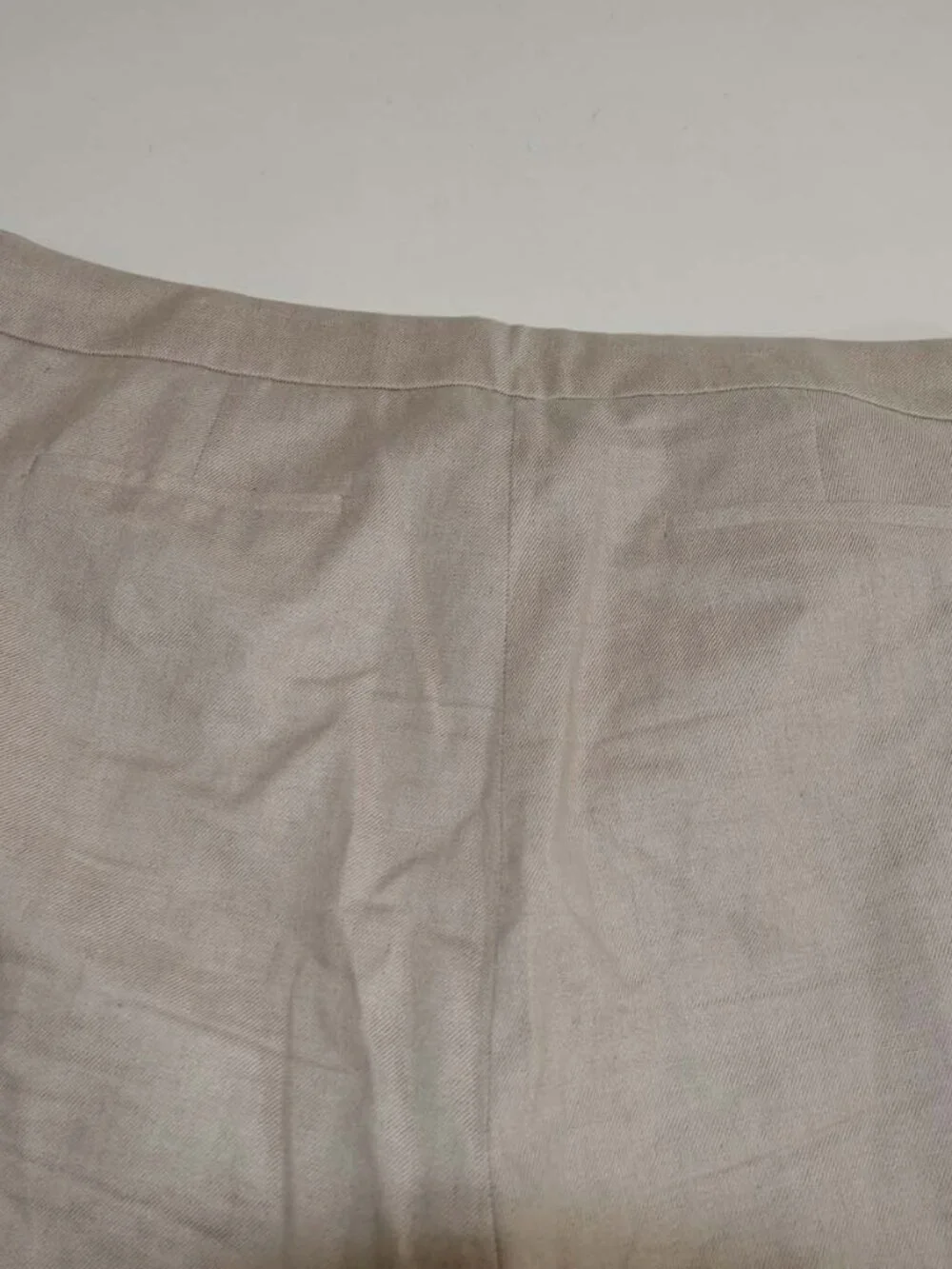 J. Crew Women's Hayden Kickout Crop Pants Size 18 Beige Linen Blend Flare AV388